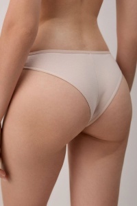 Chiloți tip brazilian, din bumbac premium, Conte Comfort LBR 5002 Natural spate