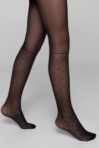 Ciorapi copii, cu model imitație jambiere și buline, Conte Kids Milana 20 Den - Img 7