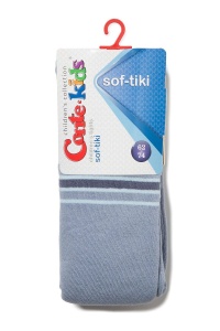 Ciorapi copii, flaușați, din bumbac, cu model "Graffiti", Conte Kids Sof-Tiki 391 - Img 4