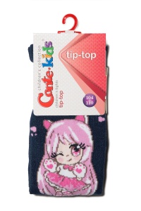 Ciorapi subțiri copii din bumbac cu model Anime, Conte Kids Tip-Top 509 - Img 3