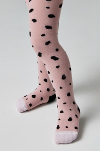 Ciorapi subțiri din bumbac cu model leopard, Conte Kids Tip-Top 580 - Img 4