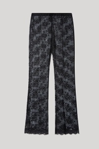 Pantaloni lungi elastici, din dantelă florală, Gisela 2/80005, produs.