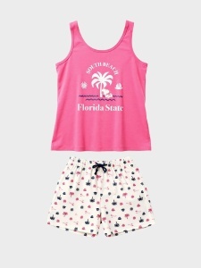 Set pijama scurta cu imprimeu "Snoopy", din 100% bumbac, Gisela 2/20409 - Img 4