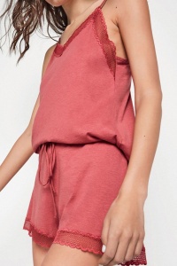 Set pijama scurtă damă, 2 piese, din modal Gisela 2/20015 - Img 2