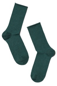 Șosete damă din bumbac fără elastic, Conte Elegant Comfort 000 - Img 3