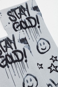 Șosete haioase cu imprimeu tip graffiti, Conte Fantasy 906 - Img 3