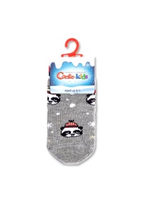 Șosete scurte copii motive Crăciun cu model ”Xmas Panda”, Conte Kids 518 - Img 3