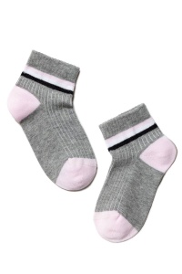 Șosete sport scurte pentru copii, din bumbac, Conte Kids Active 503 - Img 2