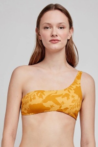 Sutien baie cu croială asimetrică, și imprimeu floral, Gisela 2/30220 - Img 2