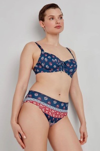 Sutien baie fără burete, cu imprimeu etnic, Gisela 2/30223 - Img 2