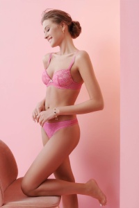 Sutien dantelat, cu push-up și arcuri, Conte Elegant Instinct TB1033 - Img 3
