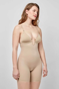 Body cu decolteu adânc și efect modelator, Gisela 1/10067 - Img 10