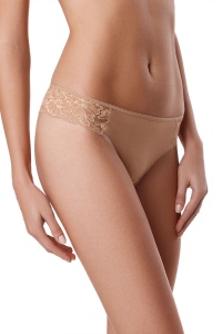 Chilot damă cu bumbac și dantelă, model tanga, Conte Sensuelle RP6020 - Img 3