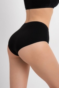 Chiloți bikini, din bumbac premium, Conte Comfort LB 5573 Nero lateral