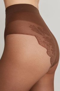 Ciorap cu Chilot Dantelat Bikini 20 Den - Img 11