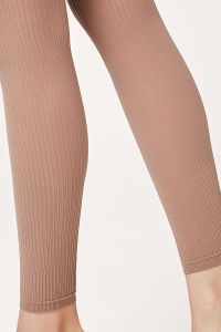 Colanți opaci cu model în dungi fine (ribbed), Conte Fantasy Casual 100 Den - Img 10