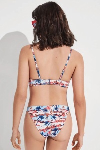 Costum baie din 2 piese cu imprimeu tropical, Gisela 2/30037 - Img 4