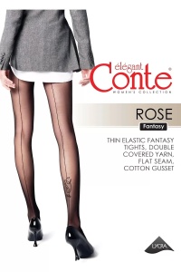 Dres cu model dungă spate și trandafir, Conte Fantasy Rose