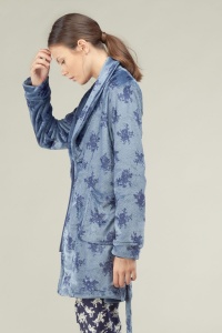 Halat scurt cu model floral Azul, Gisela 3/1523 - Img 2
