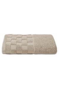 Prosop baie din 100% bumbac premium, model Grid, 550g/m2, 50x100cm, Esli