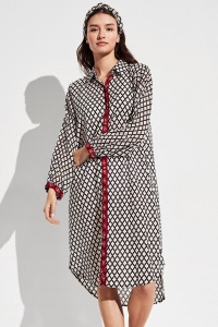 Rochie plajă din bumbac în carouri, Gisela 2/40008
