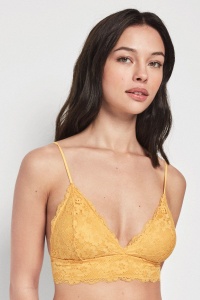 Set lenjerie, 2 piese, sutien triunghi fără sârmă și chiloți clasici din dantelă, Gisela 2/10017 - Img 4