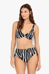 Slip cu talie înaltă și model zebră, reglabil, Gisela 2-30277 fata.jpg