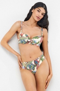 Slip de baie cu imprimeu tropical, Gisela 2/30383