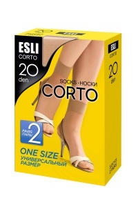 Șosete 1/2 Damă Lycra, Corto 20 Den