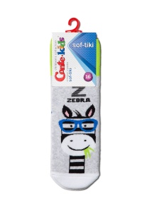 Șosete copii flaușate cu model Zebra, Conte Kids Sof-Tiki 436 - Img 3