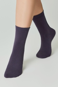 Șosete flaușate cu imprimeu tribal, Conte Elegant Comfort 570