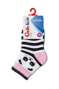 Șosete flaușate cu model panda, Conte Kids Sof-Tiki 414 - Img 3