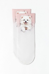 Șosete haioase cu model Pomeranian, Conte Fantasy 931 - Img 3