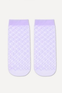 Șosete poliamidă cu model romburi mari, Conte Fantasy 21C-145CP violet produs