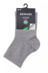 Șosete scurte (anklets) de bumbac, DiWaRi Active 148 - Img 4