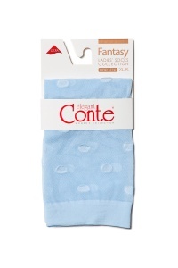 Șosete subțiri din poliamidă cu model buline, Conte Elegant Fantasy 16124 - Img 18