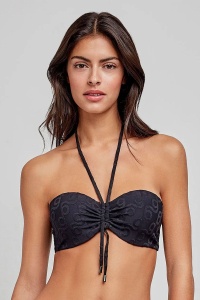 Sutien baie tip bandeau, detașabil, material jacquard, Gisela 2/30190 - Img 2