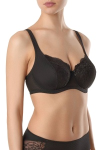 Sutien dantelat, cu arcuri și cupe moi, material jacquard, Conte Etude RB6083 - Img 2