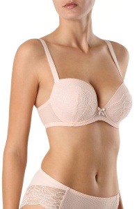 Sutien dantelat, cu întărituri și arcuri, efect push-up, Conte Elegant Etude RB3080