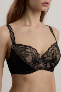 Sutien din dantelă florală cu arcuri, Conte Fleur De Lis TB3191 - Img 2