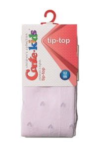Ciorapi bumbac cu model inimioare din lurex, Tip-Top 547 - Img 4