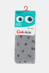 Ciorapi flaușați penrtu copii, din bumbac, cu modele, Conte Kids Sof-Tiki 653 - Img 7
