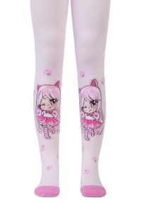 Ciorapi subțiri copii din bumbac cu model Anime, Conte Kids Tip-Top 509 - Img 2