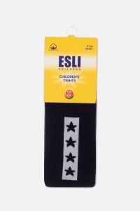 Ciorapi subțiri din bumbac cu model steluțe, Esli 599 - Img 4