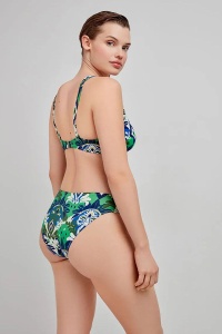 Slip de baie bikini, cu imprimeu tribal, Gisela 2/30229