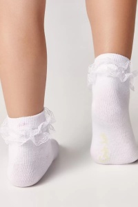 Șosete copii cu dantelă pe margine, Conte Kids Tip-Top 000 - Img 2