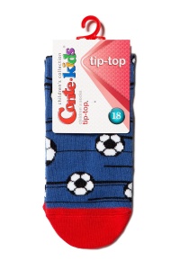 Șosete copii cu model mingi de fotbal, Conte Kids Tip-Top 396 - Img 3