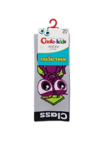 Șosete copii haioase din bumbac, Conte Kids Glazastiki 615 - Img 5