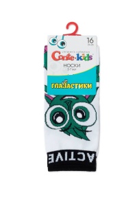 Șosete copii haioase din bumbac, Conte Kids Glazastiki 620 - Img 6