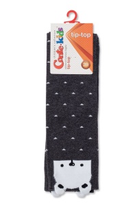 Șosete copii peste genunchi cu model Urs Polar, Conte Kids Tip-Top 053 - Img 2